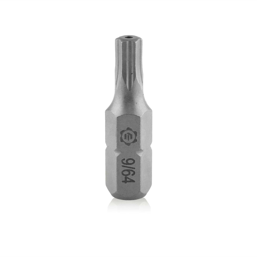 9/64" - 1/4" Hex Dr TMP PRF RPT Hex Bit.