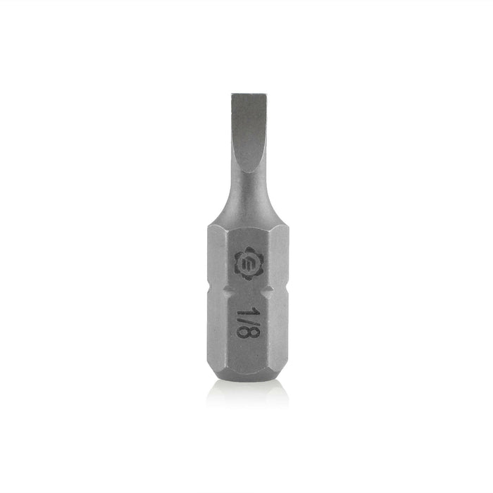 1/8" - 1/4" Hex Dr Slotted Bit.