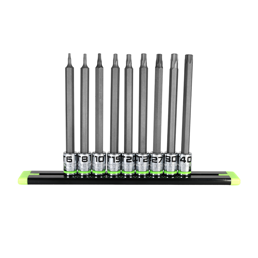 9-PC 1/4" Drive Long Star Driver Set